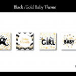 black gold baby theme-01